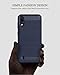 E-outfit Compatible with Galaxy A10 Case, with Tempered Glass Screen Protector, Slim Soft TPU Protective Rubber Bumper Case Cover for Samsung Galaxy A10 Phone (Blue)