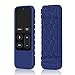 Fintie Protective Case for Apple TV 4K/ HD Siri Remote (1st Gen) - Honey Comb Lightweight Anti Slip Shockproof Silicone Cover for Apple TV 4K 5th 4th Gen Siri Remote Controller, Navy