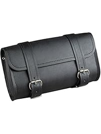 Fuel Helmets SH-BARBAG Handlebar Bag with Leather Shell, Black