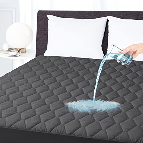 Full Waterproof Mattress Protector, Breathable Noiseless Mattress Cover