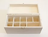 Wood Box Storing Safely Gold Test Kit Holds 9 Slots Testing Acid Bottles Stones
