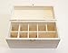 Wood Box Storing Safely Gold Test Kit Holds 9 Slots Testing Acid Bottles Stones primary