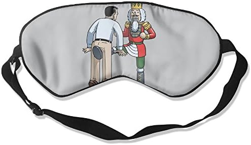 XIELIAN Oh My God My Cock Adjustable Strap Silk Sleep Mask Blindfold Eye Cover