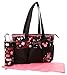 Disney Minnie Mouse Triple Pocket Multi Piece Set Diaper Bag, Graffiti Print