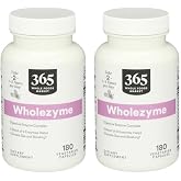 Whole Foods Market, Wholezyme, 180 Count (Pack of 2)