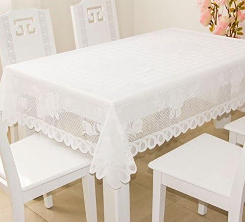 JHT hollow out European-style lace tablecloth/Rectangular table square table cloth/ table cloth/Living room table cloth/Bedside table cloth-B 90x160cm(35x63inch)
