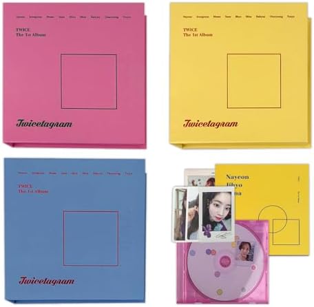 Amazon.com: TWICE [TWICETAGRAM] 1st Album Random Ver CD+Book+