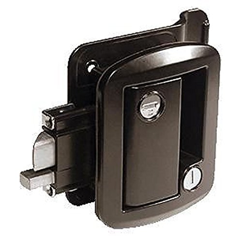 ZaZaTool - RV Travel Trailer Latch Standard Powdercoat Lock Handle Replacement Outdoor Black