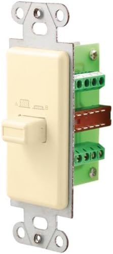Pro-Wire Source/Speaker Switch (Almond) "Product Category: Wall Plates/Wall Plates"