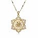 MOOCHI 18K Gold Plated Allah Pedant Islamic Religion Necklace Jewelry