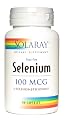 Solaray - Selenium (Yeast Free), 100 mcg, 90 capsules