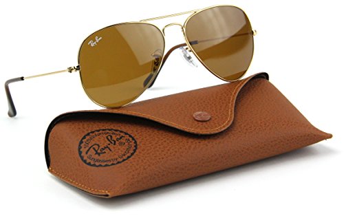Ray-Ban RB3025 001/33 Gold Frame / Crystal Brown Lens 55mm