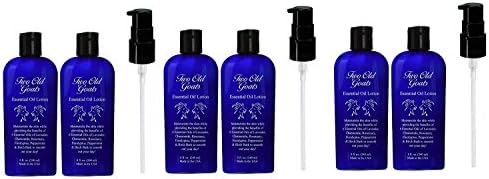 Two Old Goats Essential Lotion 8 oz w Pump, for Your Toughest Aches and Pains, 6 Units
