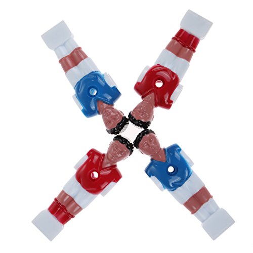 ttnight 4pcs Foosball Man Table Football Guys Tournament Soccer Player Replacement Parts 5/8 inch
