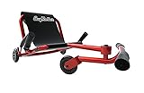 EzyRoller Ride On Toy - New Twist On A Classic Scooter - Red