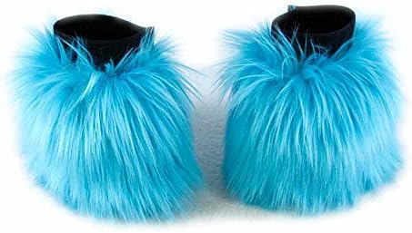 Pawstar Furry Wrist Cuff Arm Warmers Made in USA Hand Covers Fluffies