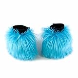 Pawstar Furry Wrist Cuff Arm Warmers Made in USA Hand Covers Fluffies