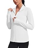 COOrun Women's UPF 50+ Jackets Lightweight Full Zip