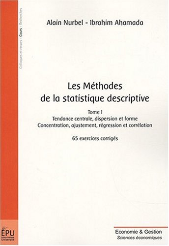 Les  méthodes de la statistique descriptive