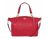 Coach Leather Small Kelsey Cross Body Bag Pink