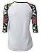 URBANCLEO Womens 3/4 Sleeve Raglan Baseball T-shirt (PLUS Size Available)