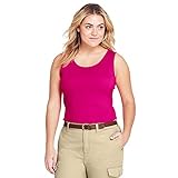Lands' End Women s Plus Size Cotton Tank Top
