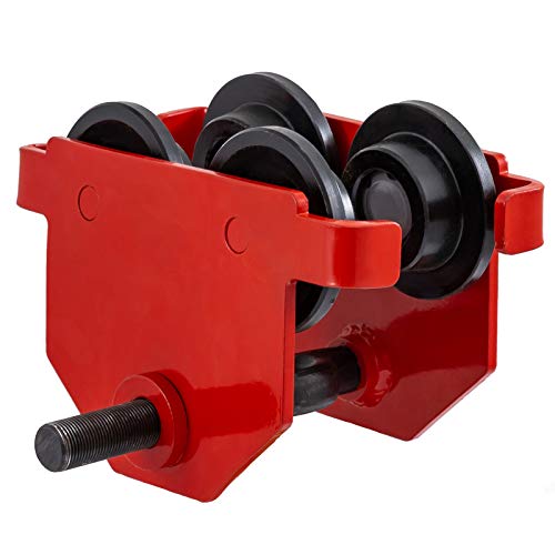 2 Ton Manual Push Trolley For I-beams 4400LBS Capacity 2 Ton Beam ...