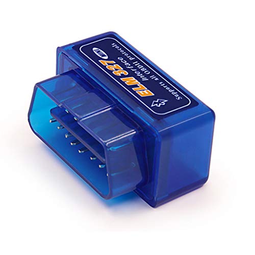 TADAMI Automobile Tester, New Mini ELM327 V2.1 OBD2 II Bluetooth Diagnostic Car Auto Interface Scanner (Blue)