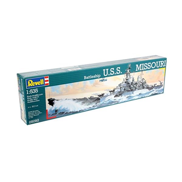 Revell Modellbausatz Schiff 1:535 - Schlachtschiff USS MISSOURI im Maßstab 1:535, Level 4, originalgetreue Nachbildung… – Bild 8