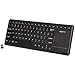 Amazon Basics Wireless Keyboard with Touchpad for Smart TV - US Layout (QWERTY), Black