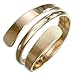 14k Gold Filled Yoga Wire Wrap Band Adjustable Thumb Ring