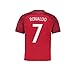 Soccer Kids 2016/2017 Football Soccer European Cup Ronaldo Home Portugal Kids Jersey & Shorts & Socks With Free Key Chain (Ronaldo 7, 7-8 years )