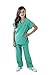 Natural Uniforms Childrens Scrub Set-Soft Touch-Role Play Costume Set (Surgical Green, 8/10)
