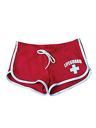 Smalls And Wendy Peffercorn Costumes - LIFEGUARD Official Girls Hi-Cut Short Red