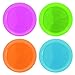 Party Essentials Hard Plastic 10.25-Inch Party/Dinner Plates, Assorted Neon, 20-Count