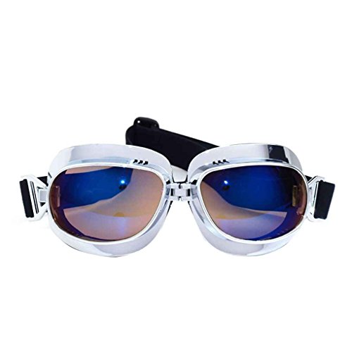 Egal Unisex ABS PC Windproof Dust-proof Motorcycle Riding Eyewear Outdoor Motorbike Goggles UV Protection Helmet Glasses colorful