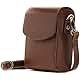 MegaGear Nikon Coolpix A900 Leather Camera Case with Strap - Light Brown - MG884