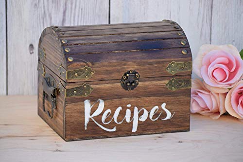 Personalized Recipe Card Box - Personalized Gift - Rustic Home Decor - Recipe Holder - Recipe Box - Recipe Card Box - Wood Recipe Box - Recipe Box With Wooden Dividers Option