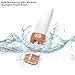 Facial Hair Removal for Women, Hair Remover Women's Painless Peach Fuzz Trimmer Waterproof Shaver with Built-in LED Light for Chin Hair Upper Lip Chin Cheeks (White) (White-01)