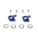 GPM Racing Steering Block Set for 1:18 Associated 18B2 + Other AE Models, Blue
