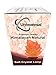 Natural Himalayan Salt Lamp on Solid Neem Wood Base | Romantic Leaf Shape | Dual Voltage (AC 230V/110V), UL Listed, 6' Cord & Dimmer Switch, a Great Gift, 6.2 lbs (Pink)