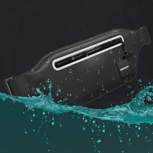 Drench 100% Underwater Waterproof Fanny Pack. Waist Pack. Submersible Waterproof Phone Pouch. Dry Bag for Swimming, Boating, SUP & Snorkelling. Underwater Phone case. Floating Belt Bag
