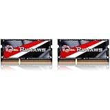 G.SKILL Ripjaws Series 16GB (2x8GB) 204-Pin DDR3 SO-DIMM DDR3L 1600 (PC3L 12800) Laptop Memory Model F3-1600C9D-16GRSL
