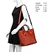 Hynes Victory Womens Boutique Top Handle Handbag (Red-orange)