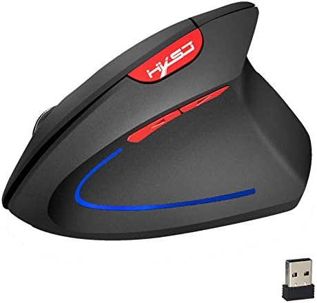 AMDXD Usb Wireless Mouse Adjustable 800/1600/2400Dpi Black Mice