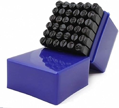 36 Pc Steel Metal Letter and Number Stamp Punch Tool Set Kit (78BWSTAMPSET)
