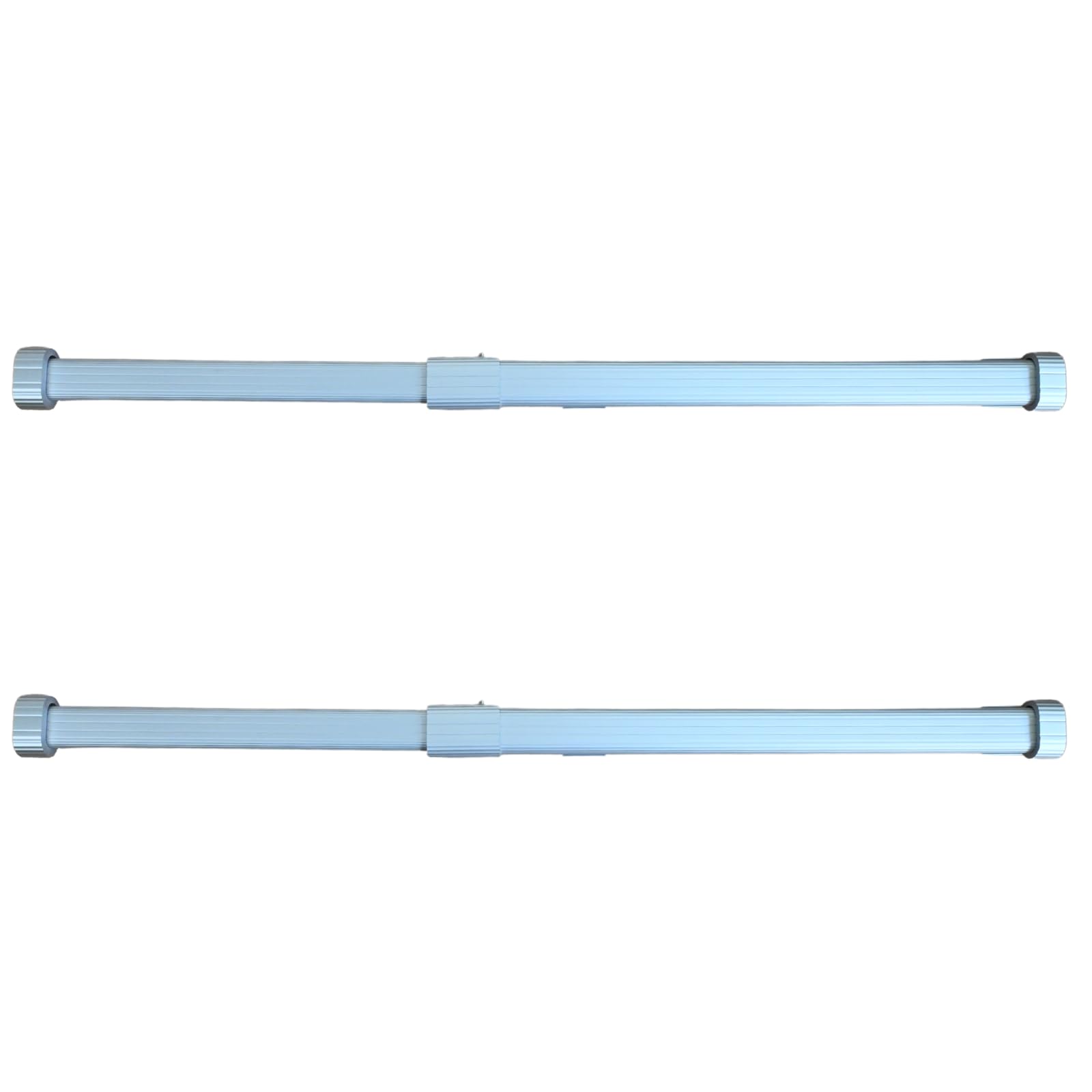 Photo 1 of Beyeutao 2PCS Valet Rod Pull Out Rod for Closets Silver Hanging Closet Rod 16"-27" Aluminum Alloy Closet Rod Extender Hang Up Clothes Ties Scarves Closet Accessories Sturdy and Stable