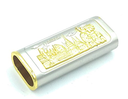 WD- Thailand unique Cigarette Lighter Sheath Case Holder - Lighter sleeve Metal silver gold great Gift and Collectible