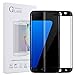 Galaxy S7 Edge Screen Protector, Fastbe [ Black ] 3D Tempered Glass Screen Protector ( 0.25mm Thin Premium ) Only for Samsung Galaxy S7 Edge