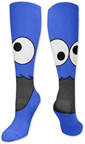 Cookie-Monster Unisex Colorful Casual Crew Socks Long Socks